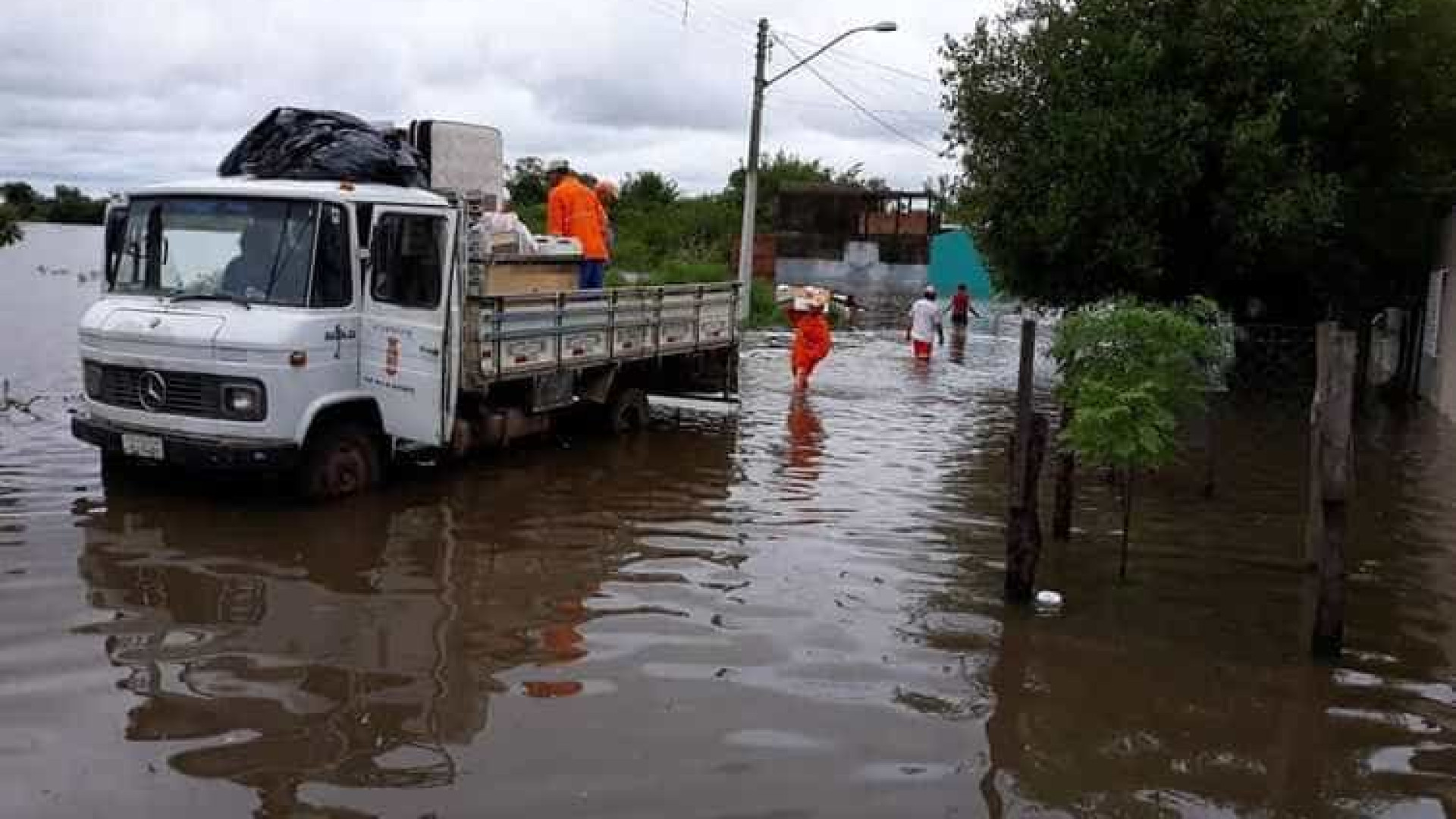 Chuva castiga e provoca prejuízo em cidades da fronteira no RS