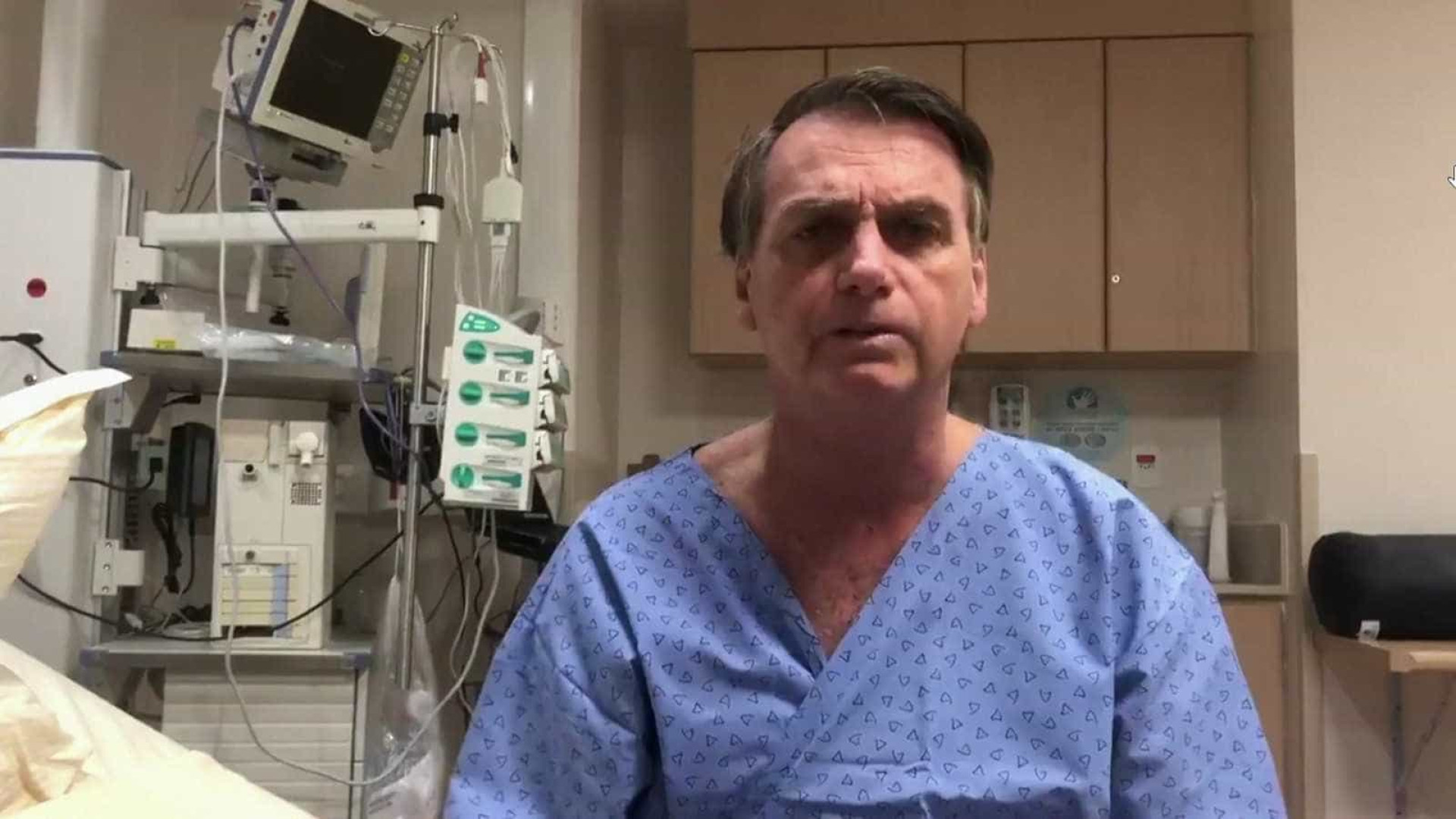 Três dias após cirurgia, Bolsonaro faz exercÃcios fÃsicos no hospital