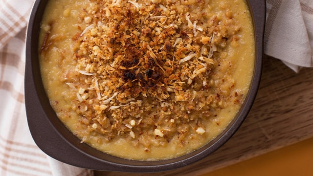 Sopa de Grão de Bico e Cebola é opção
diferente para o inverno; aprenda