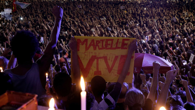 Atos no Brasil e no mundo marcam um mês da morte de Marielle e Anderson