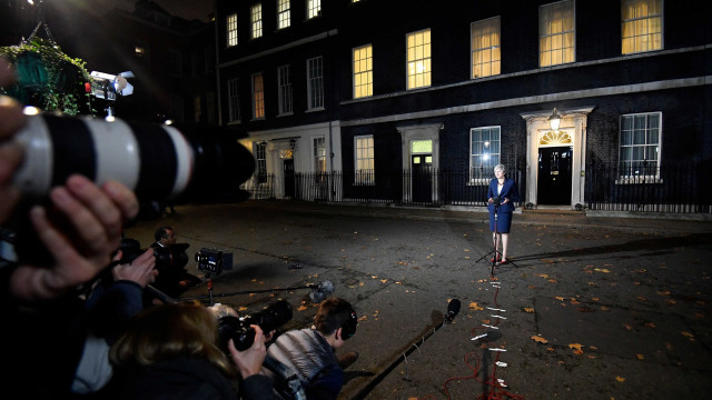 Reino Unido aceita texto sobre Brexit, diz primeira-ministra britânica