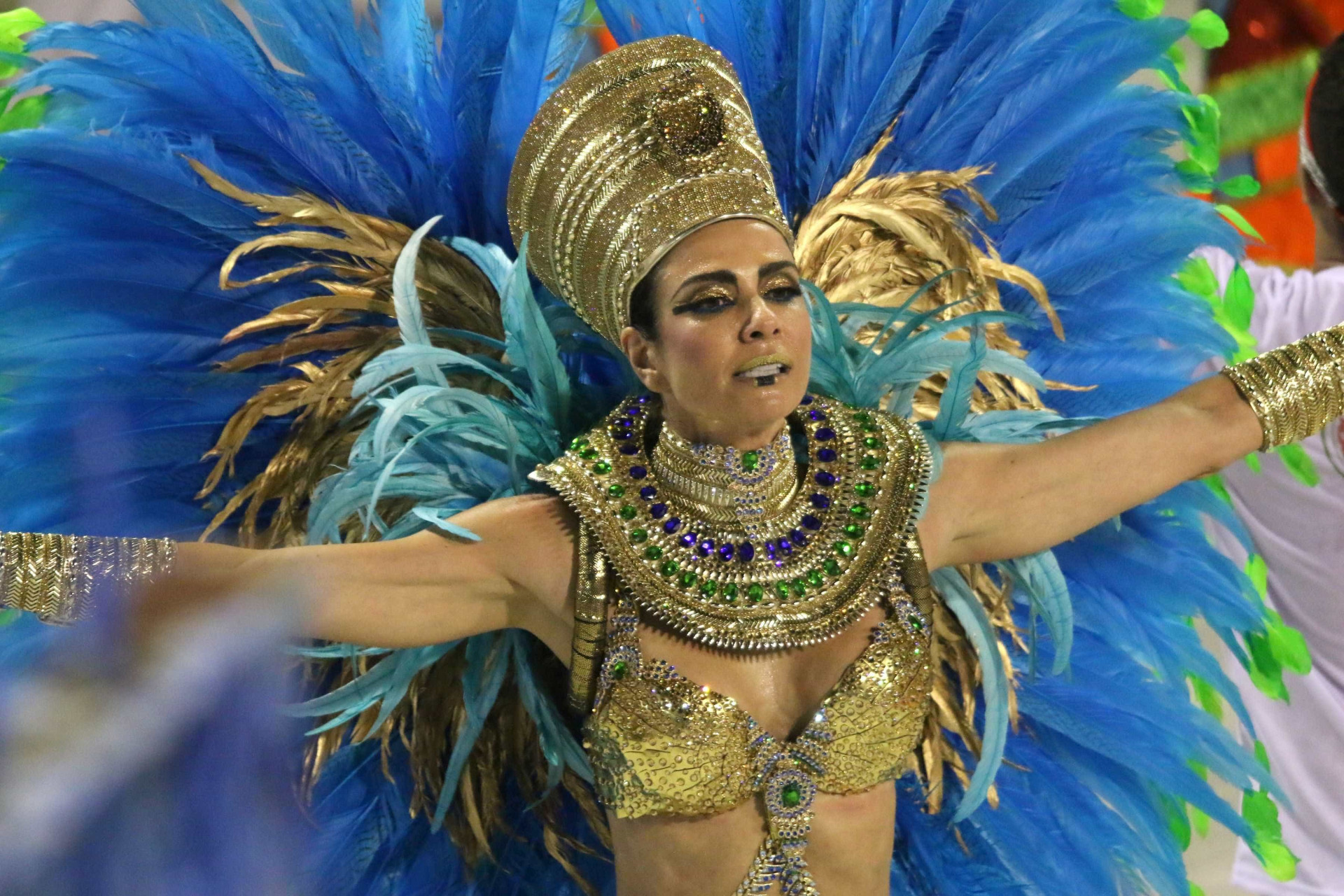 Desfile das campeãs do Rio reúne famosos, confira