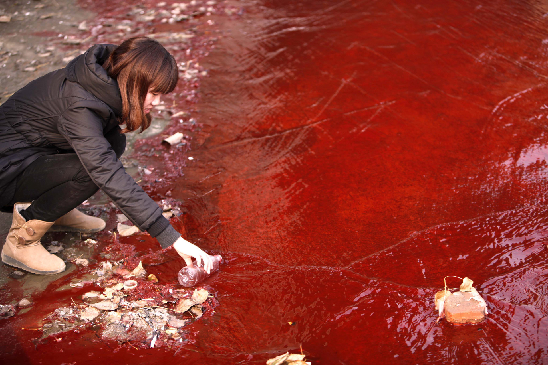 Alerta vermelho: imagens chocantes dos efeitos da poluição na China