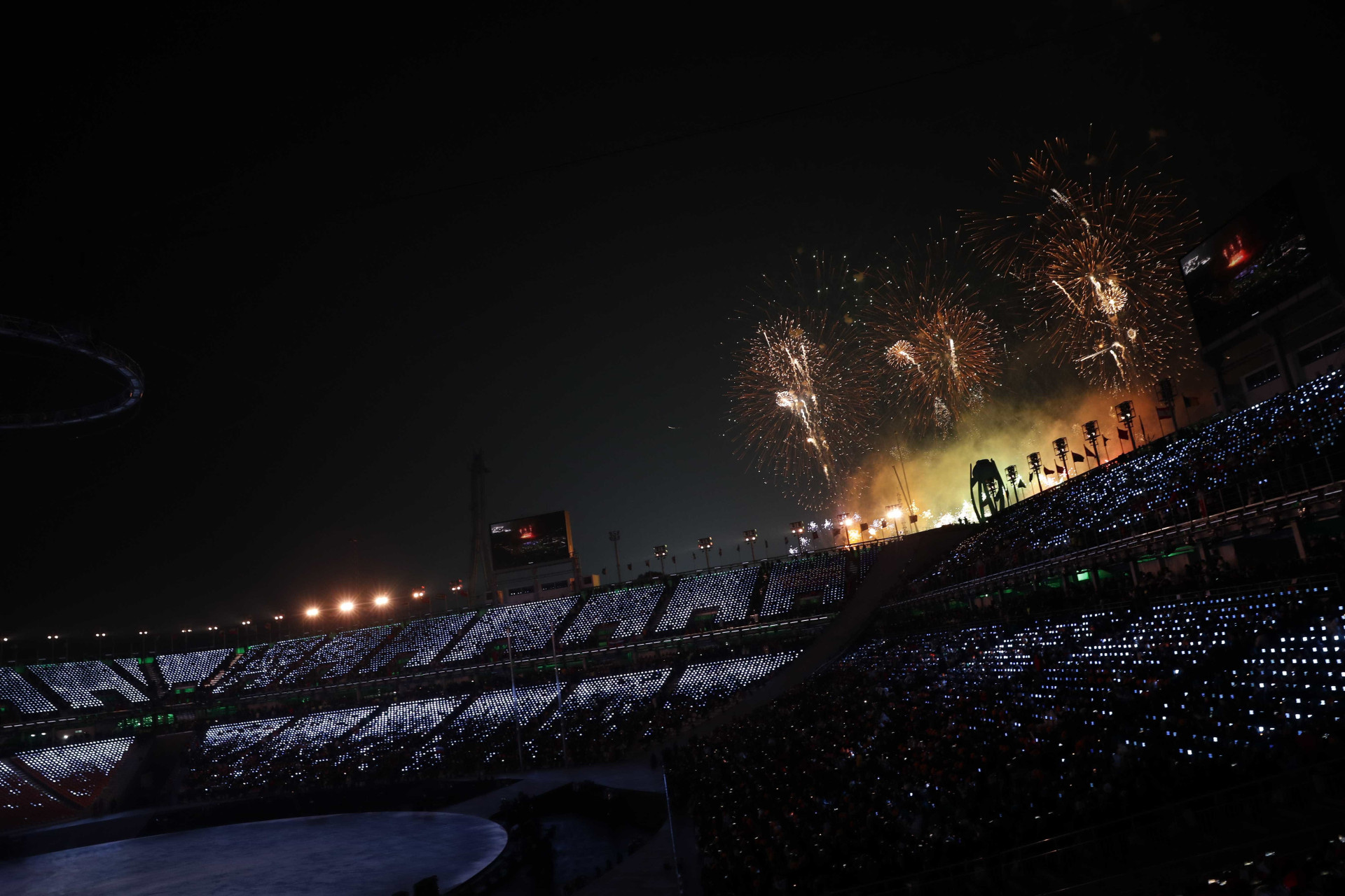 As melhores imagens da abertura das Olimpíadas de Inverno 2018