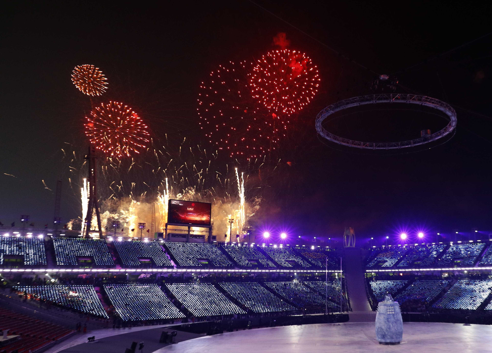 As melhores imagens da abertura das Olimpíadas de Inverno 2018
