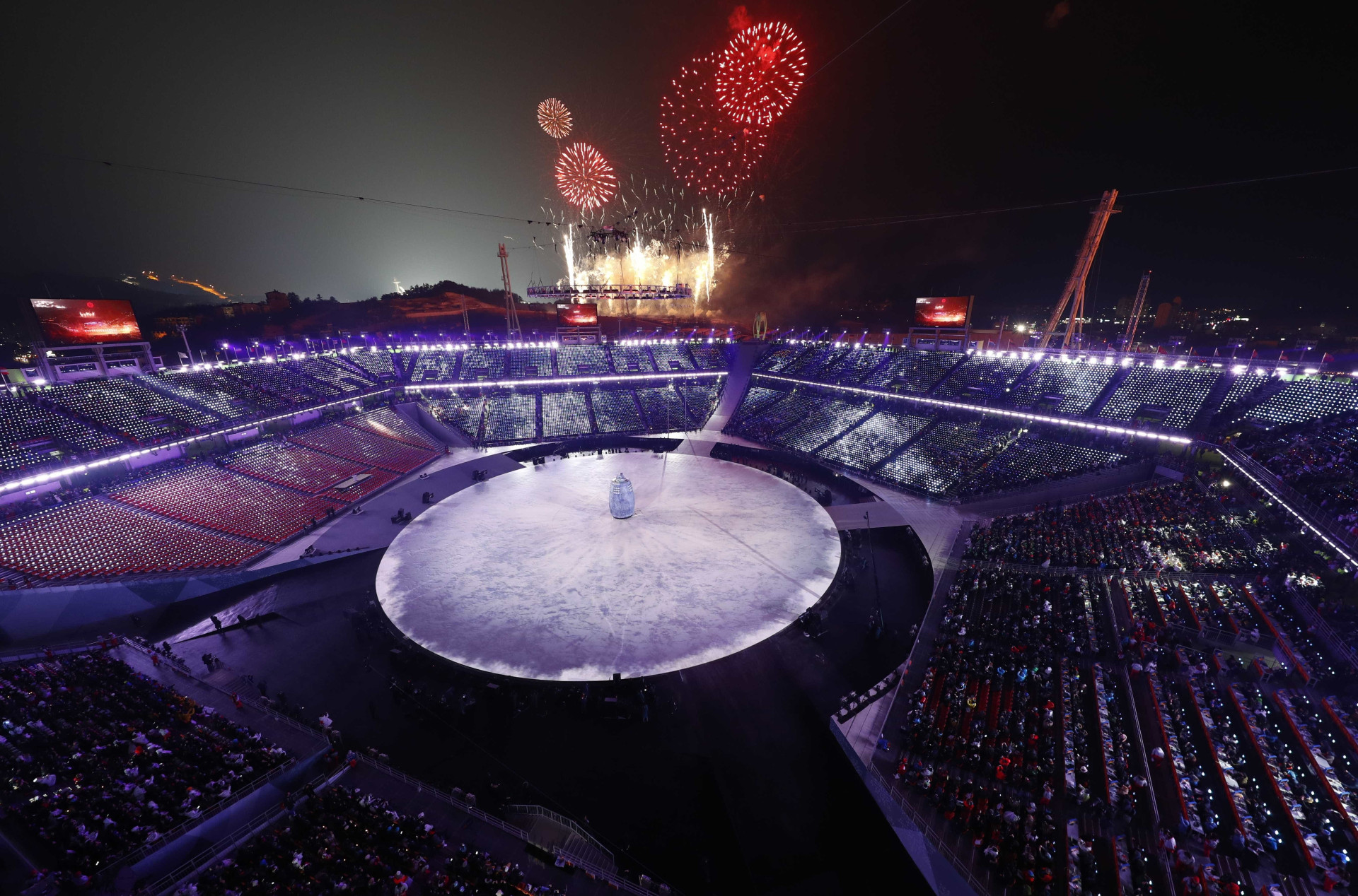 As melhores imagens da abertura das Olimpíadas de Inverno 2018