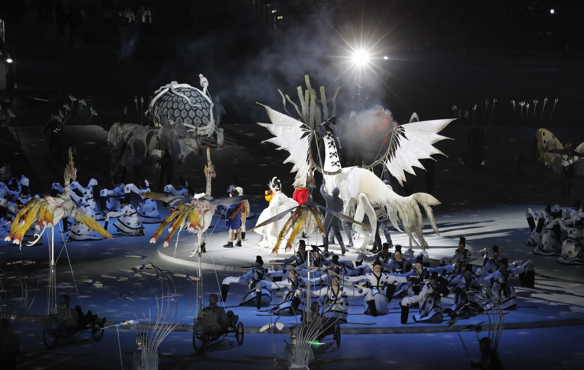 As melhores imagens da abertura das Olimpíadas de Inverno 2018