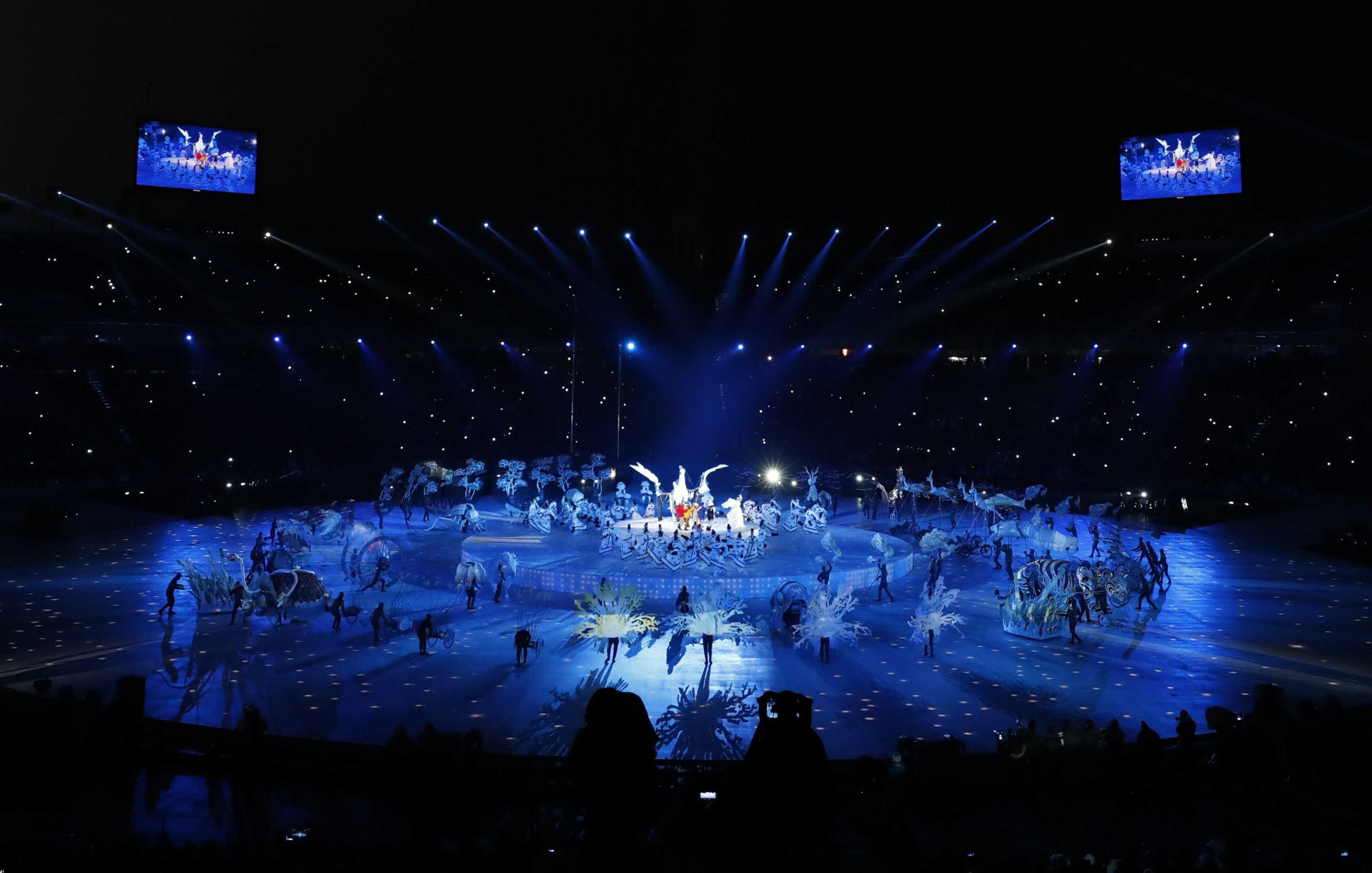 As melhores imagens da abertura das Olimpíadas de Inverno 2018