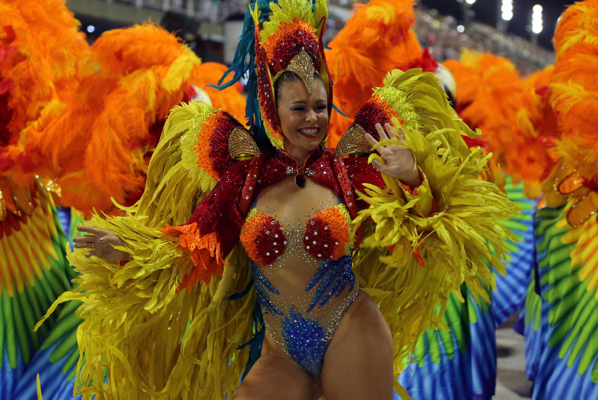 Carnaval Rio 2018: as melhores imagens da primeira noite de desfile