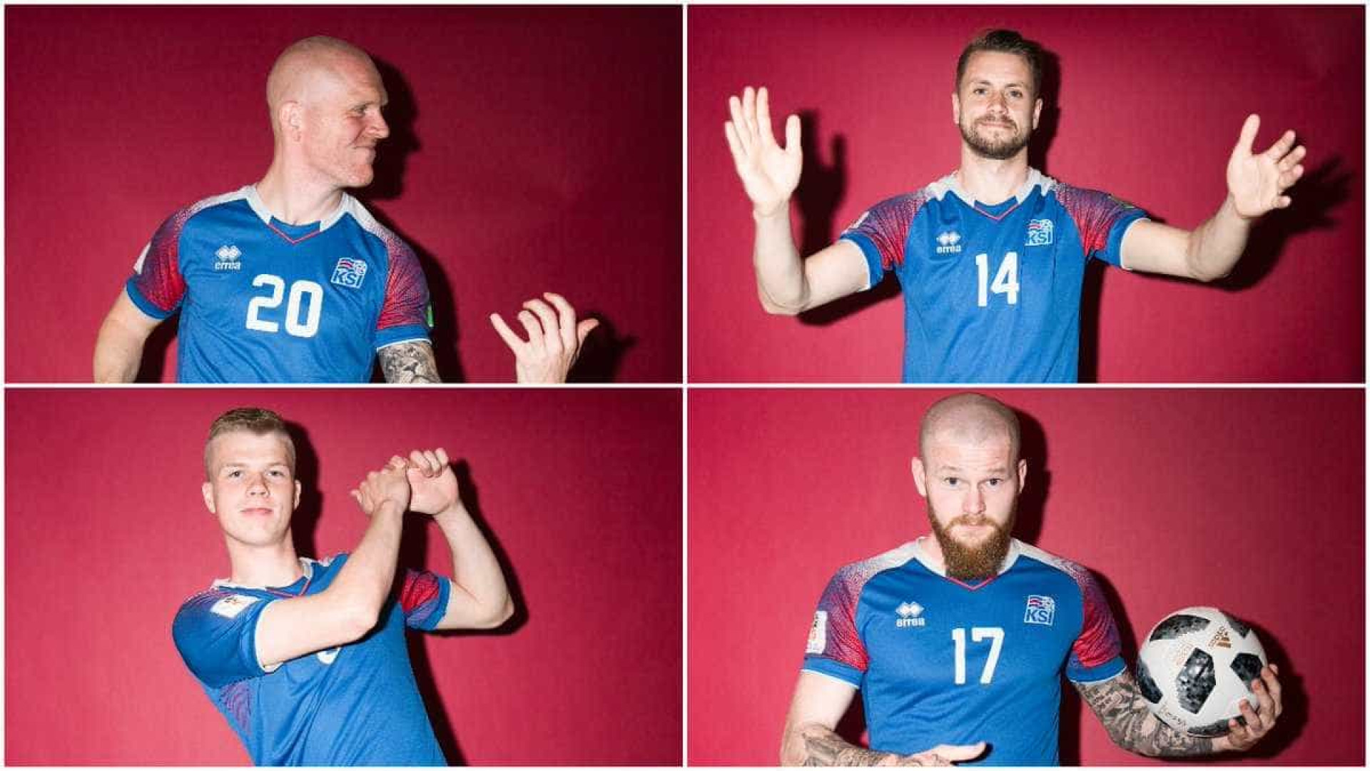 Jogadores posam para ensaio fotográfico oficial da Copa do Mundo; veja