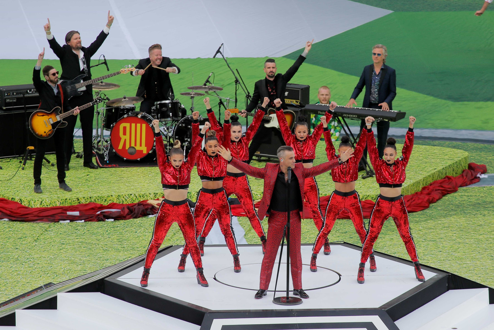 Veja as melhores imagens da abertura da Copa do Mundo da Rússia