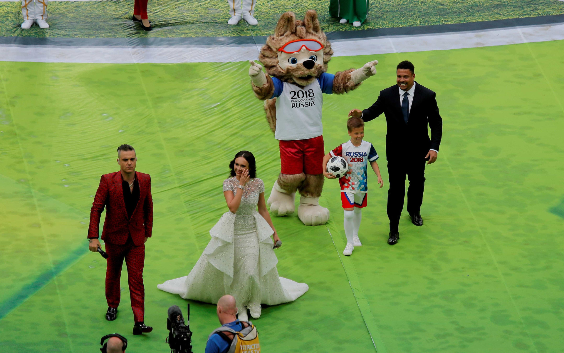 Veja as melhores imagens da abertura da Copa do Mundo da Rússia