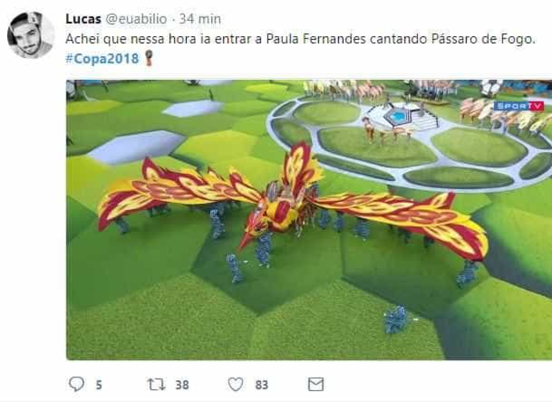Abertura da Copa do Mundo 2018 rende memes na web; confira