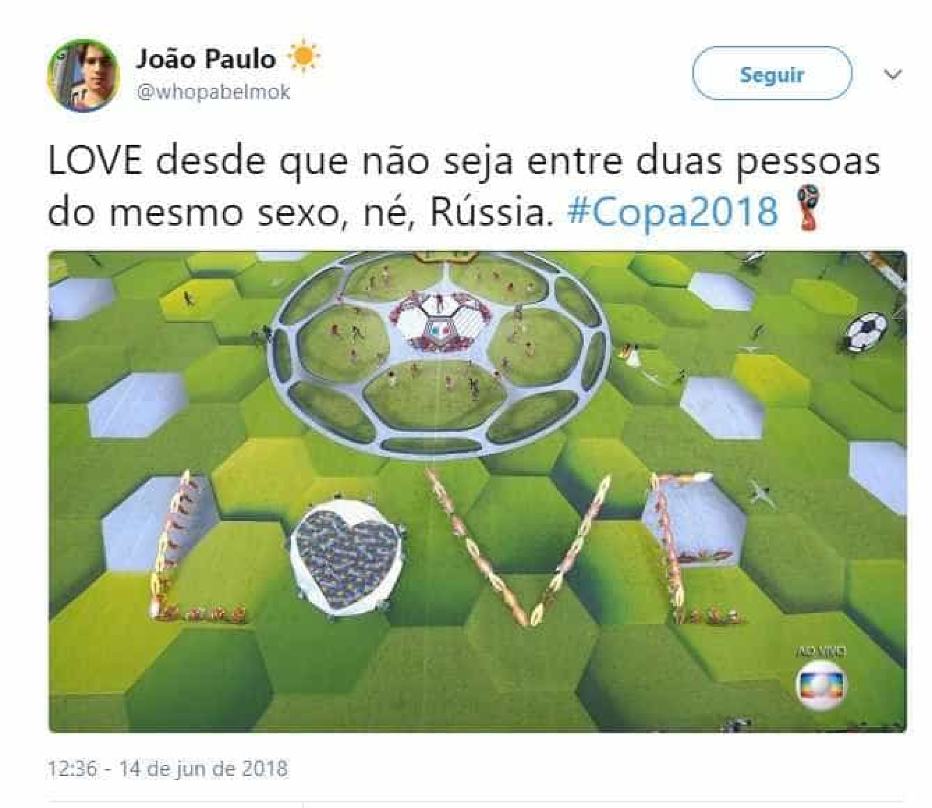 Abertura da Copa do Mundo 2018 rende memes na web; confira