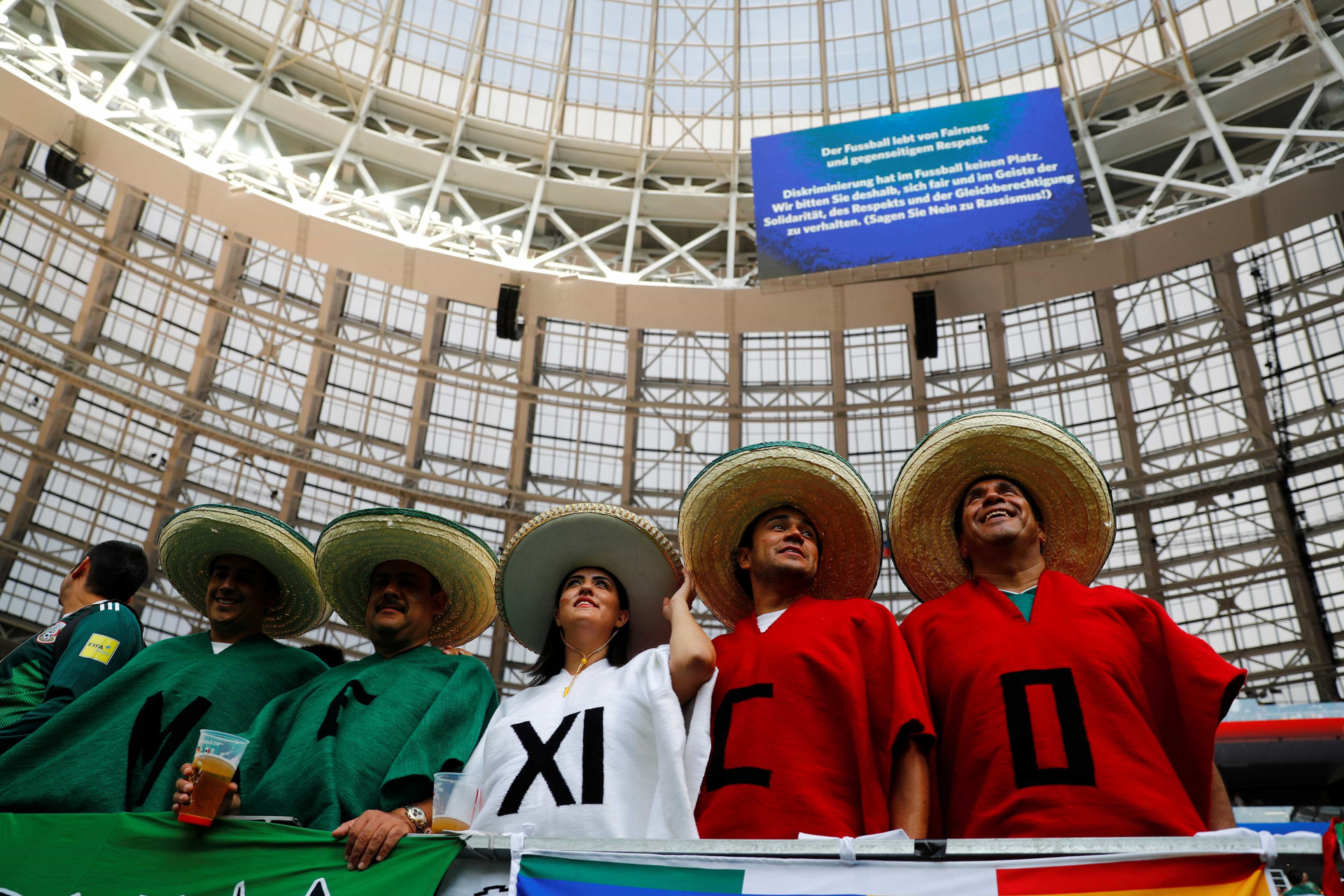Show nas arquibancadas: os torcedores mais criativos da Copa da Rússia