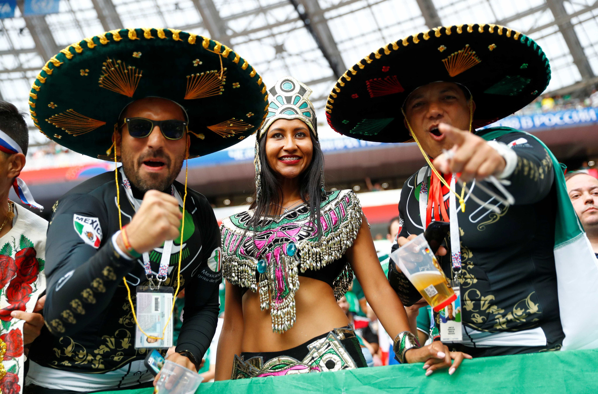 Show nas arquibancadas: os torcedores mais criativos da Copa da Rússia