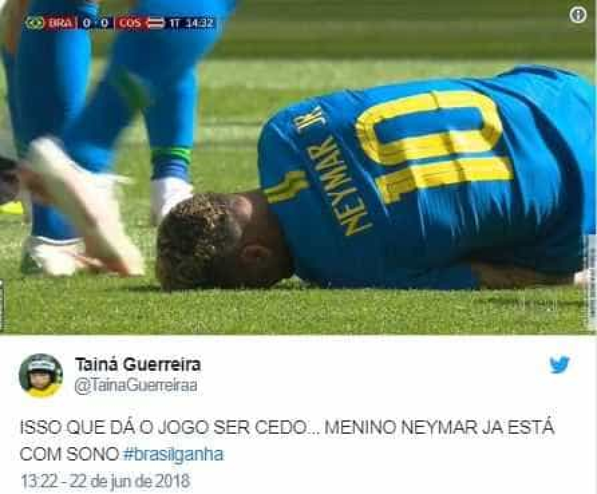 No finalzinho! Os memes da vitória brasileira sobre a Costa Rica