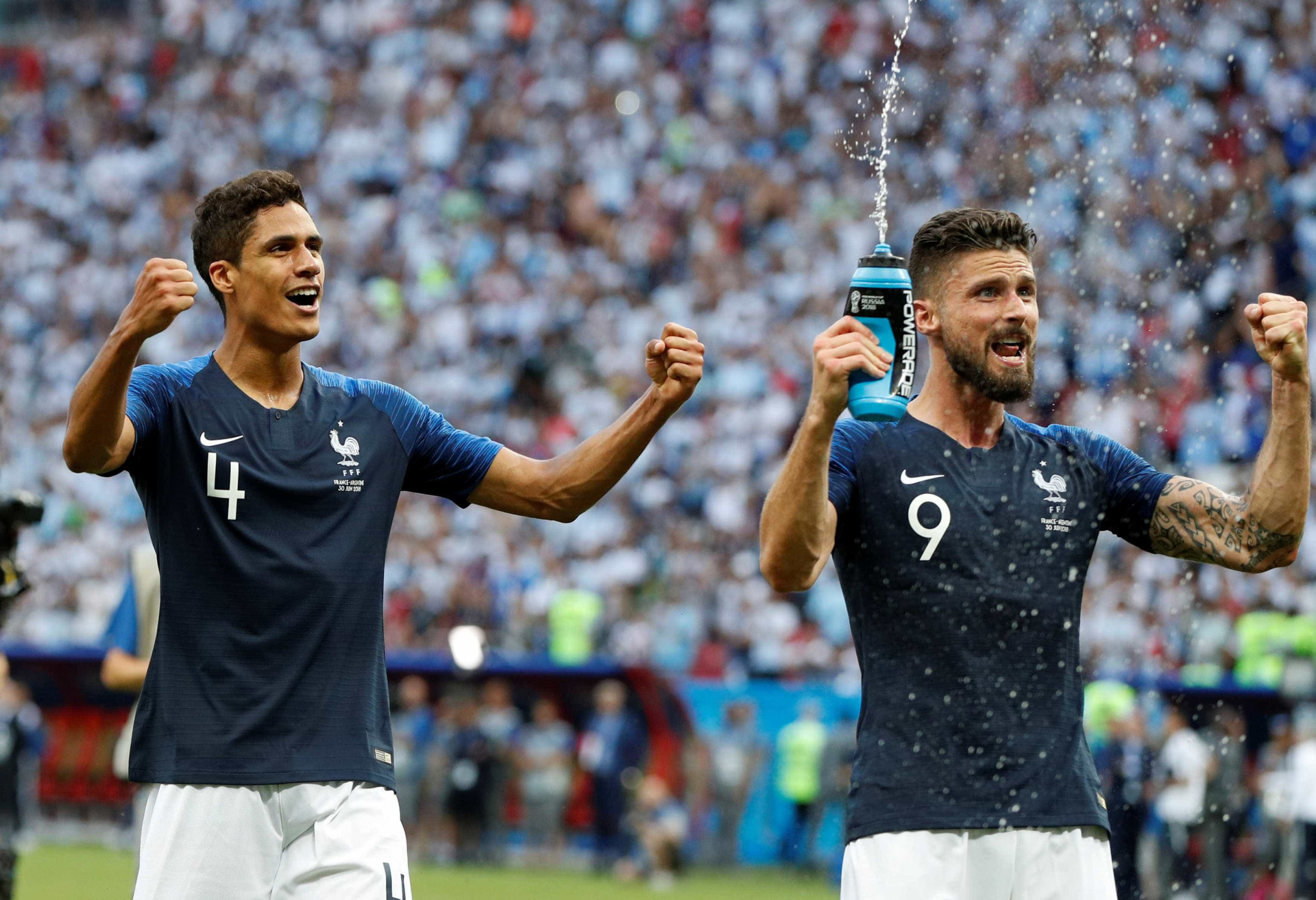 Em imagens, confira as trajetórias de França e Croácia à final da Copa