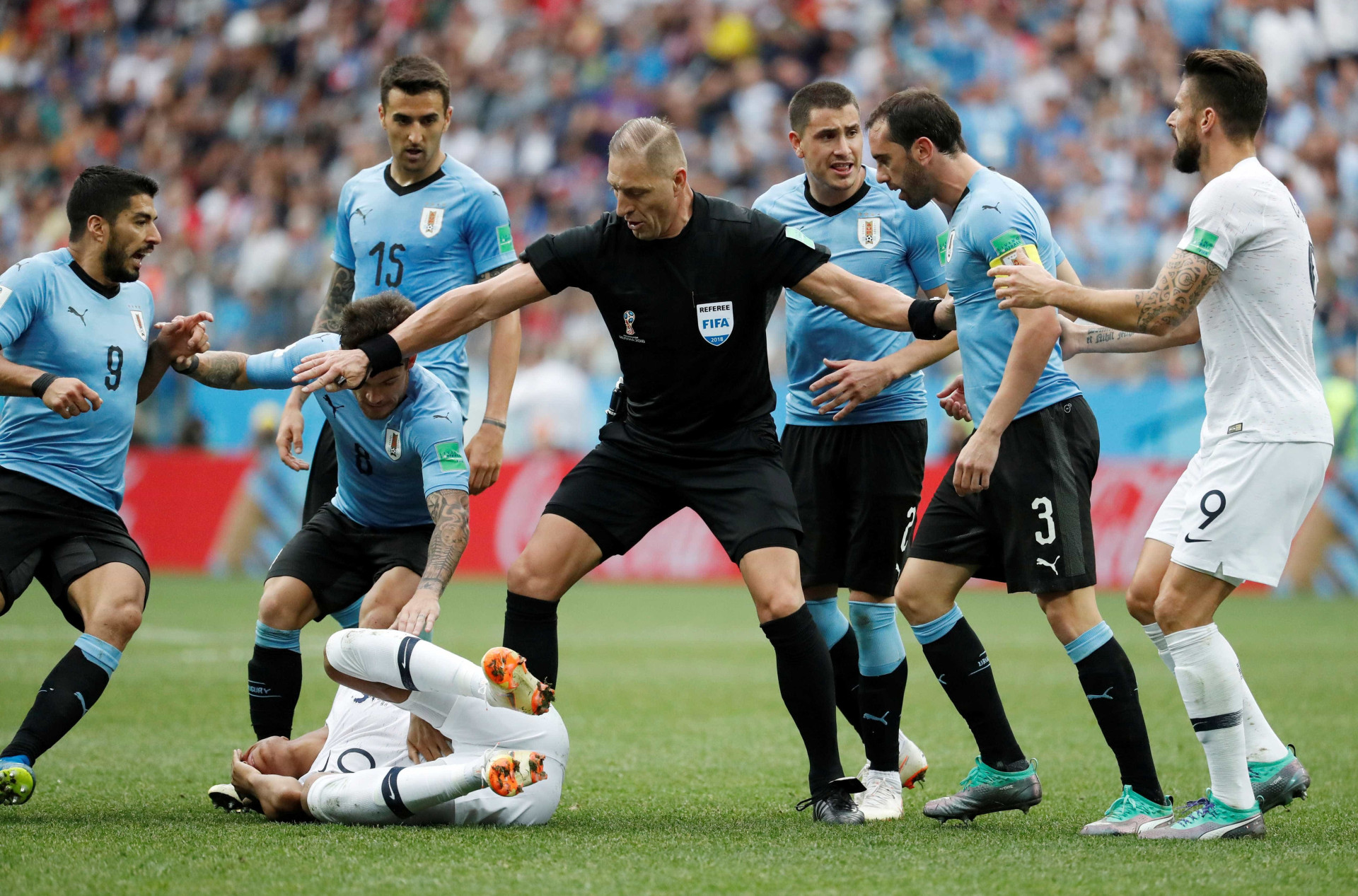 Em imagens, confira as trajetórias de França e Croácia à final da Copa