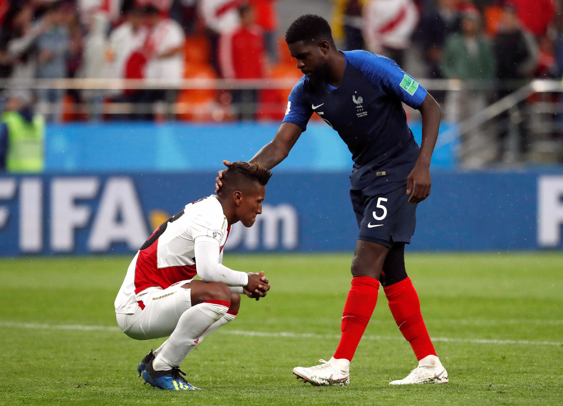 Em imagens, confira as trajetórias de França e Croácia à final da Copa