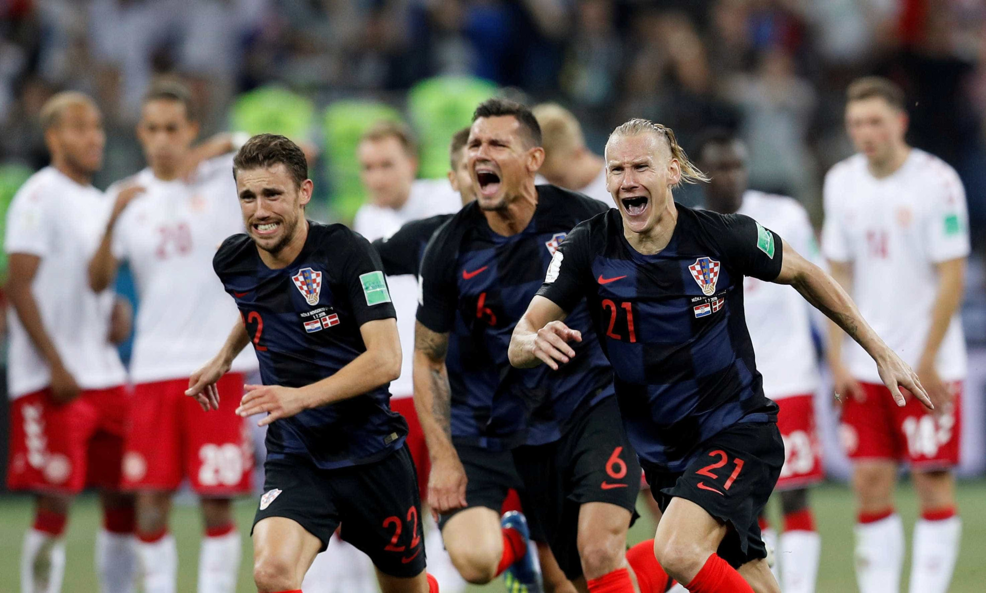 Em imagens, confira as trajetórias de França e Croácia à final da Copa