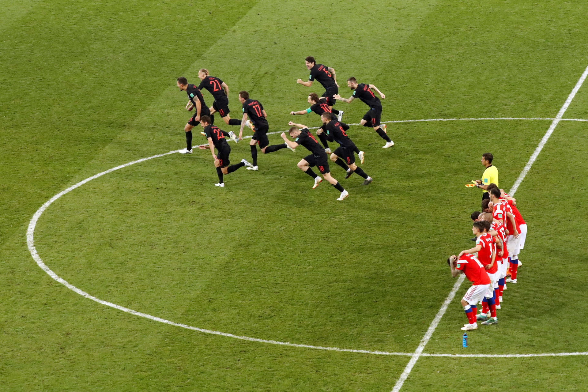 Em imagens, confira as trajetórias de França e Croácia à final da Copa