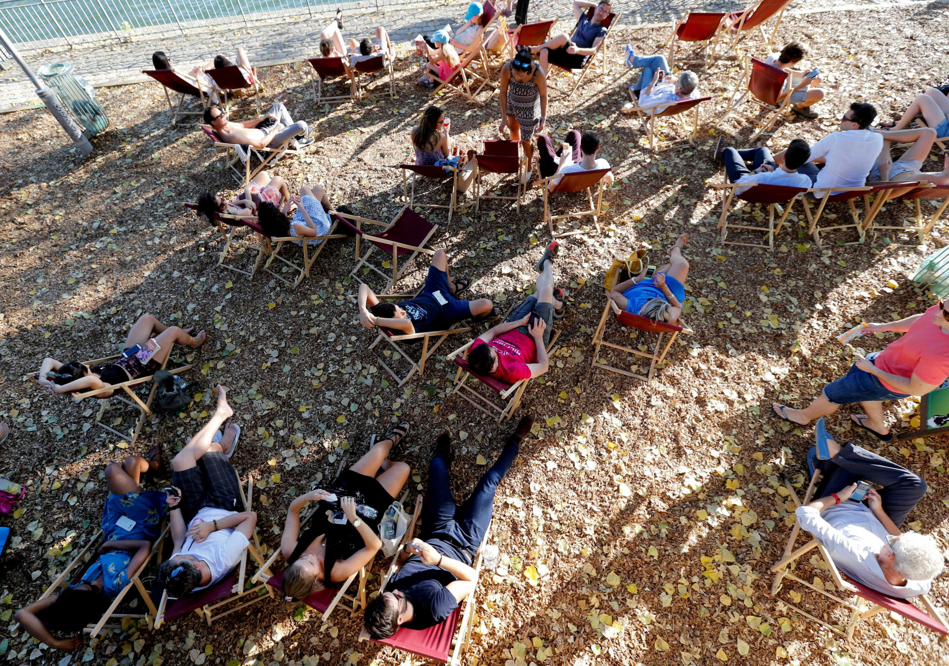 Altas temperaturas: veja as imagens do nada glamuroso verão europeu