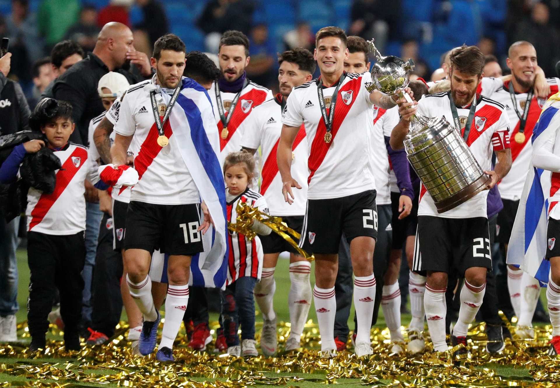 Veja as imagens da final da Libertadores e do título do River em Madri