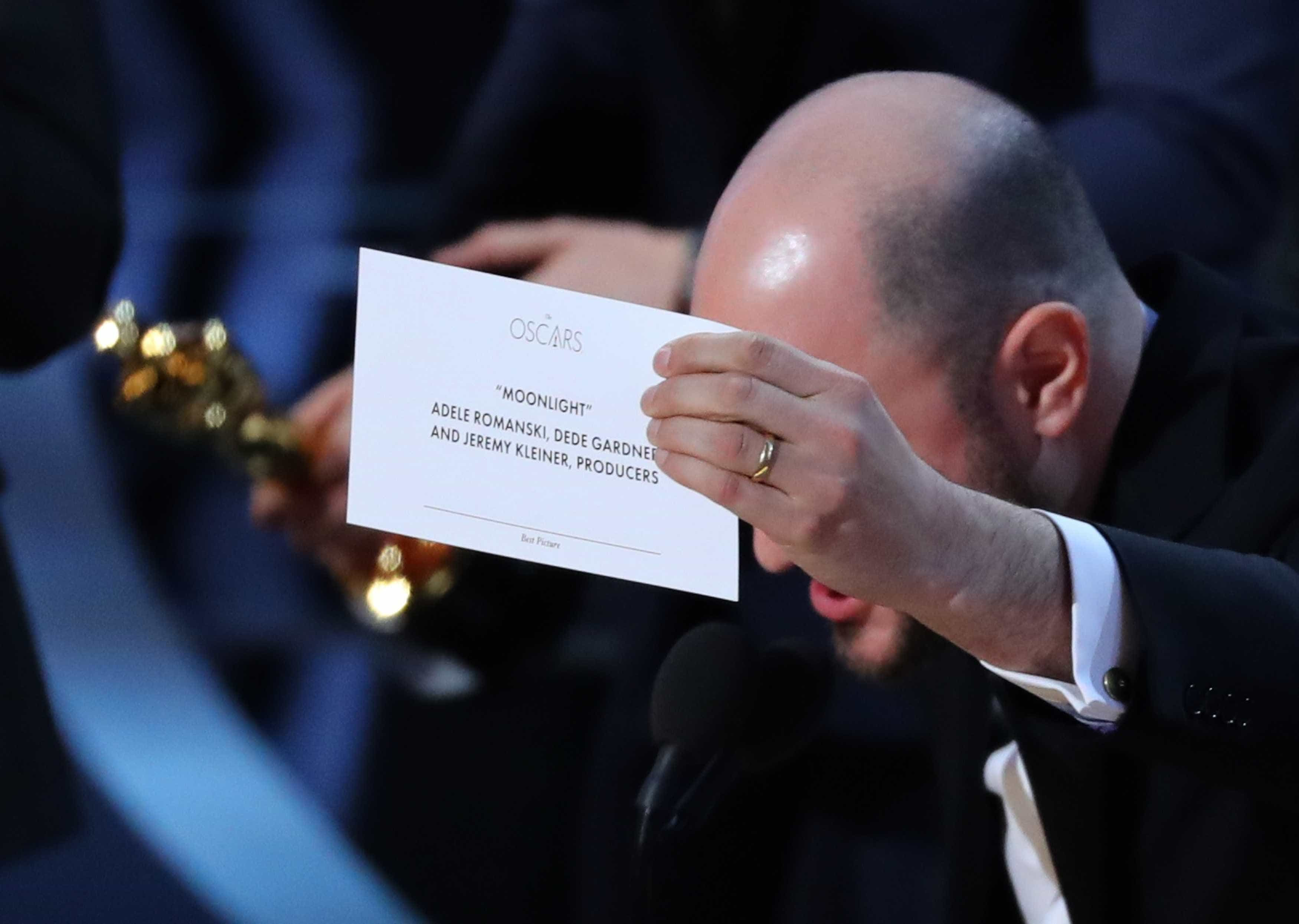 Moonlight vence o Oscar de Melhor Filme Moonlight vence o Oscar de Melhor Filme