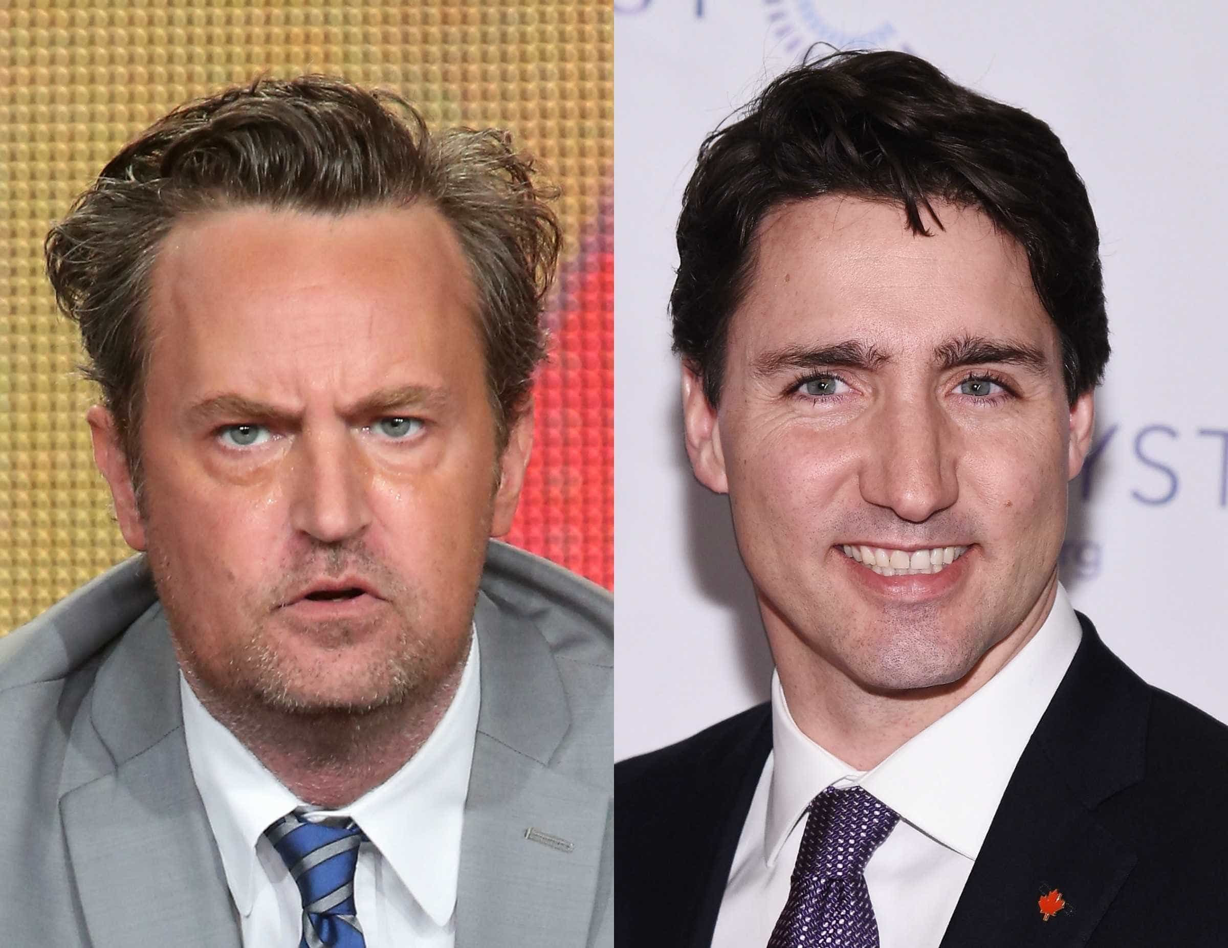 Matthew Perry confessa que espancou Justin Trudeau -