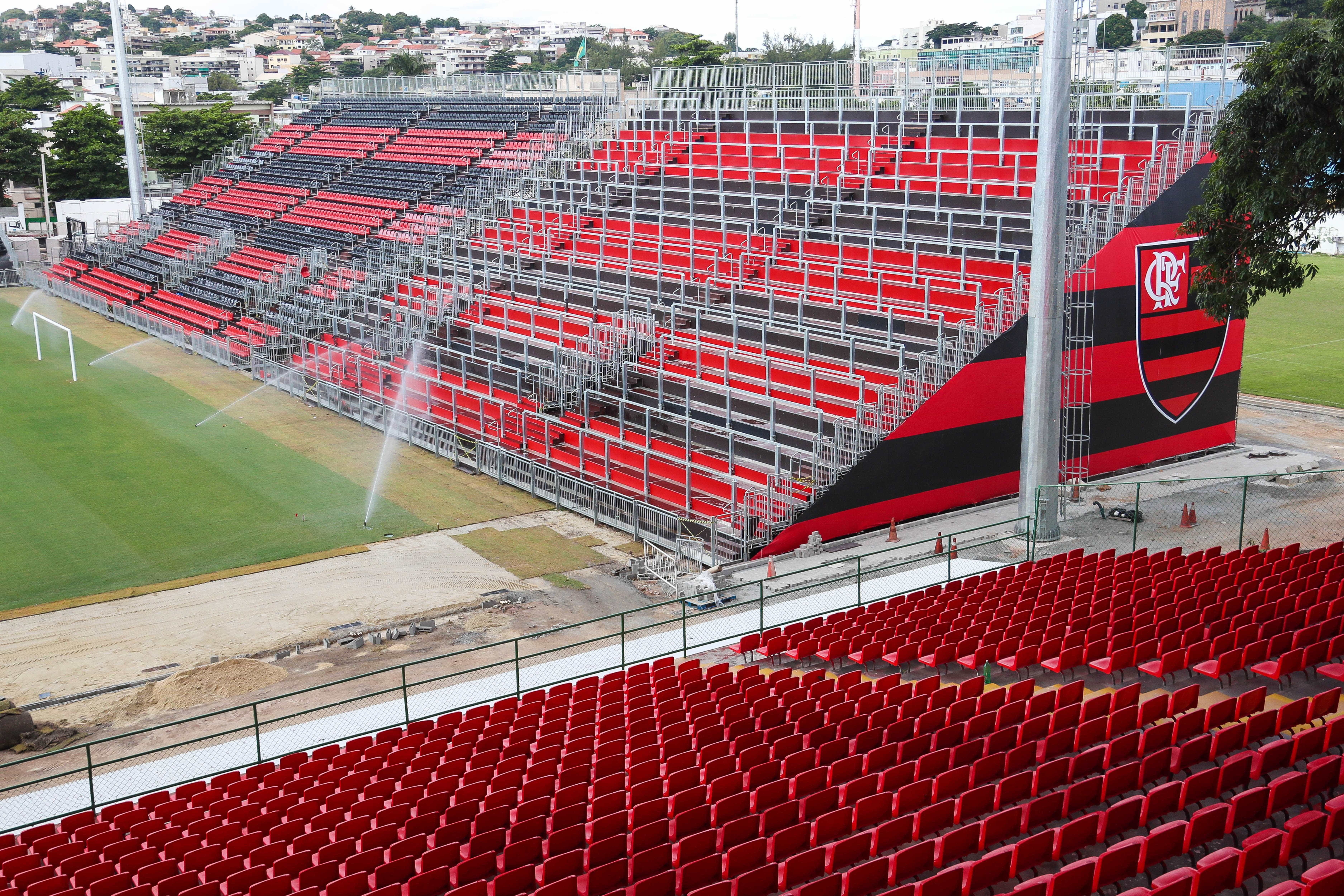 Veja como está ficando a Arena do Flamengo no Rio