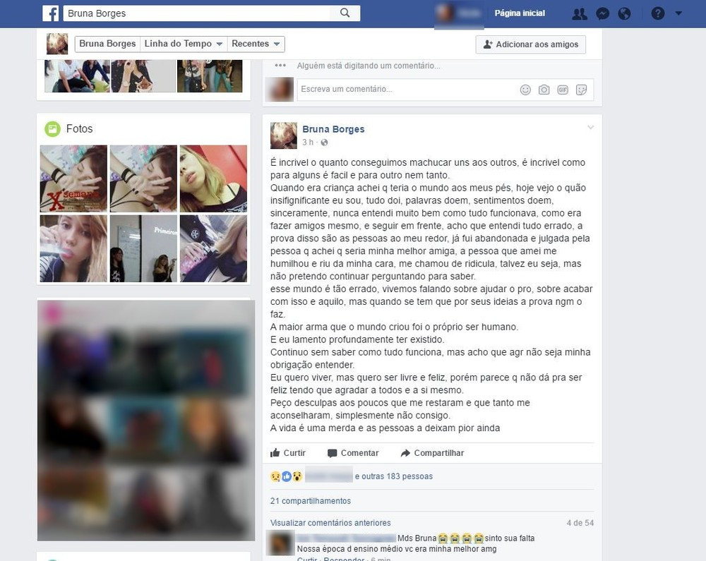 Jovem do Acre transmite suicídio ao vivo no Instagram